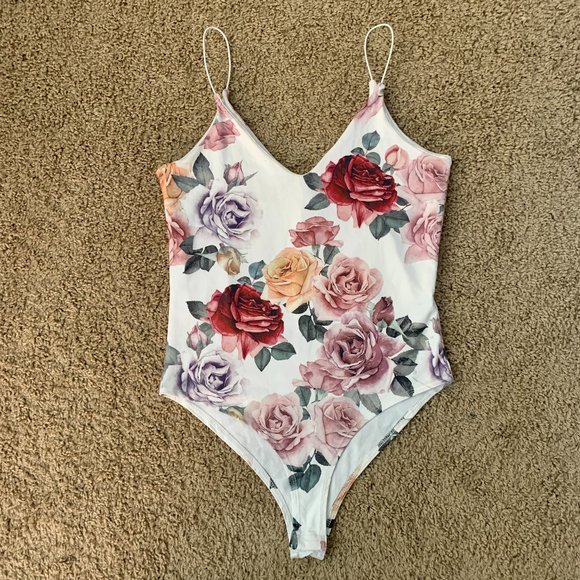 gaze Tops - Gaze Floral Bodysuit